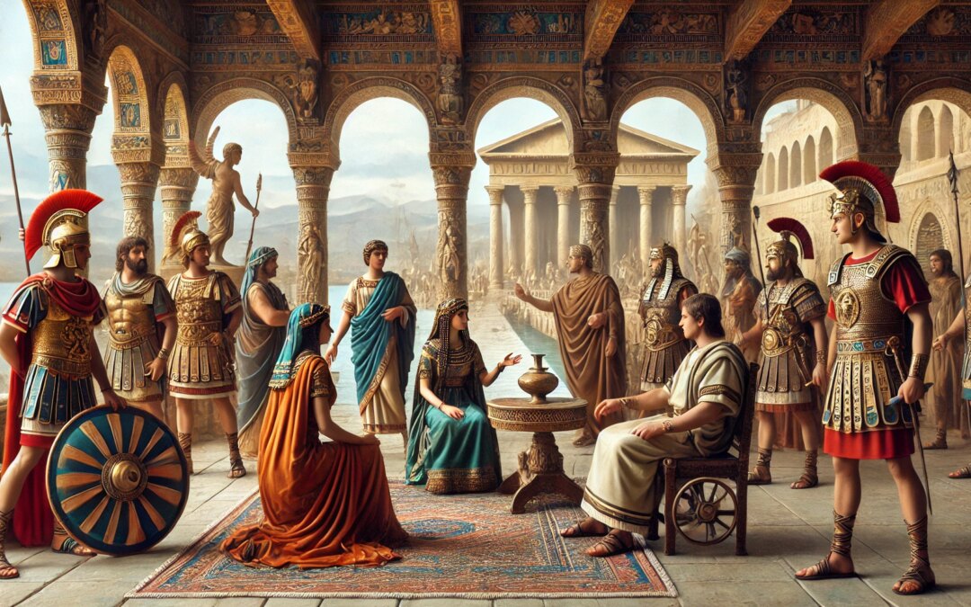 The Meeting of Julius Caesar and Cleopatra: A Pivotal Moment in History