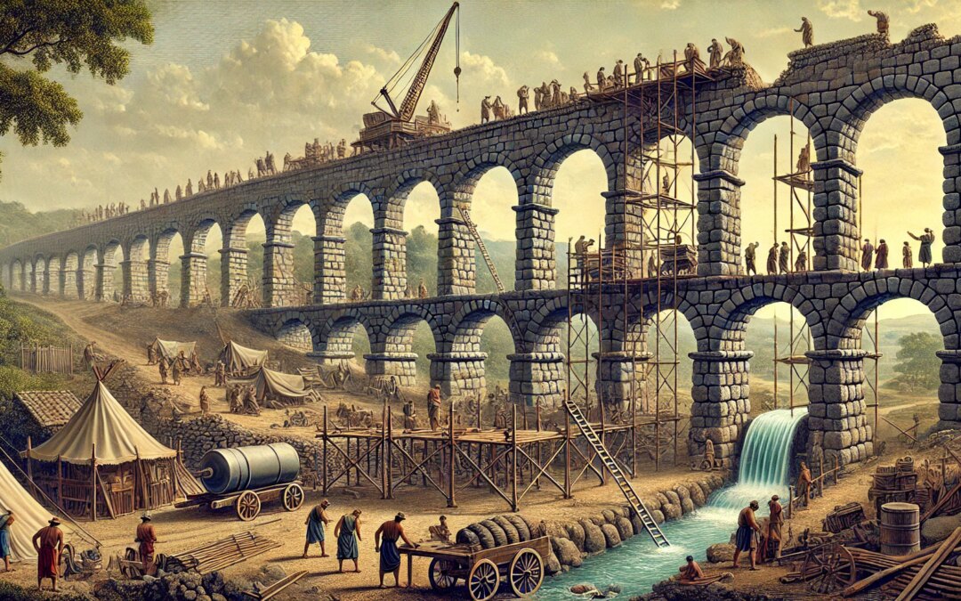 Bridging the Waters: Constructing Roman Aqueducts in the 1st Century AD