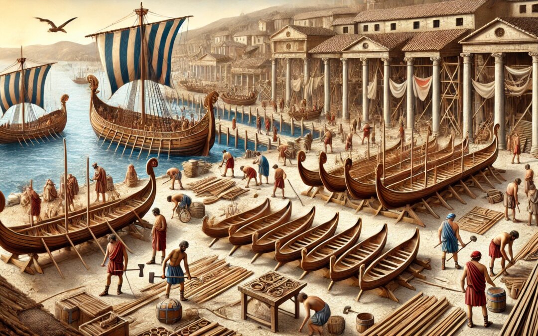 Building Rome’s Naval Might: Inside a Roman Shipyard in the 1st Century AD