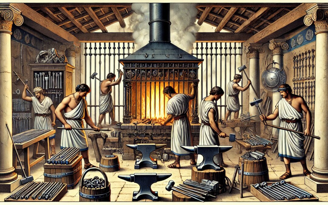 Forging the Empire: Roman Blacksmiths and Metalworking in the 1st Century AD