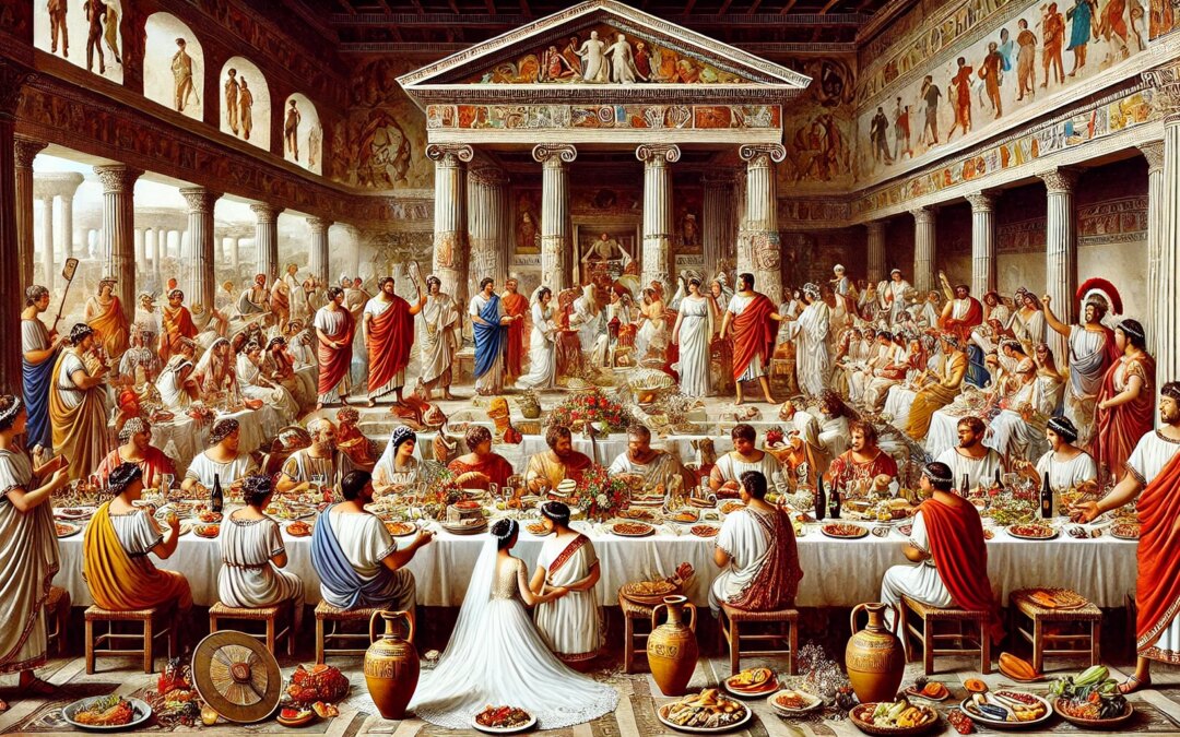 Tying the Roman Knot: Wedding Traditions and Feasts in the 1st Century AD