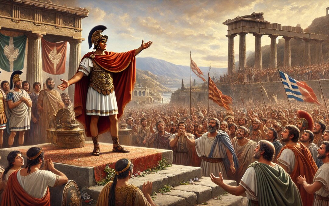 Flamininus at the Isthmian Games: A Roman Voice for Greek Freedom, 196 BC