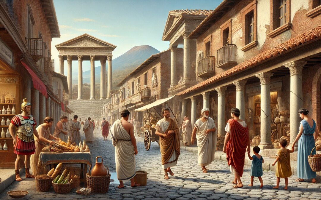 A Day in the Streets of Pompeii: Daily Life in a Roman Town Under Claudius