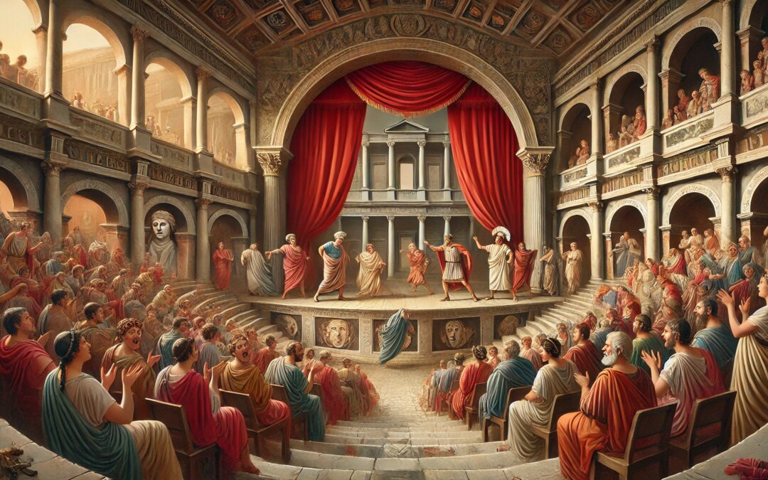 The Roman Theater Experience: Drama, Satire, and Spectacle in the Empire
