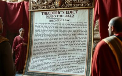 Theodoric’s Edict (c. AD 510): Preserving Roman Law in Ostrogothic Italy