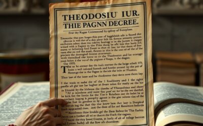 Theodosius’s Pagan Decree of 391 AD: The Official Suppression of Roman Polytheism