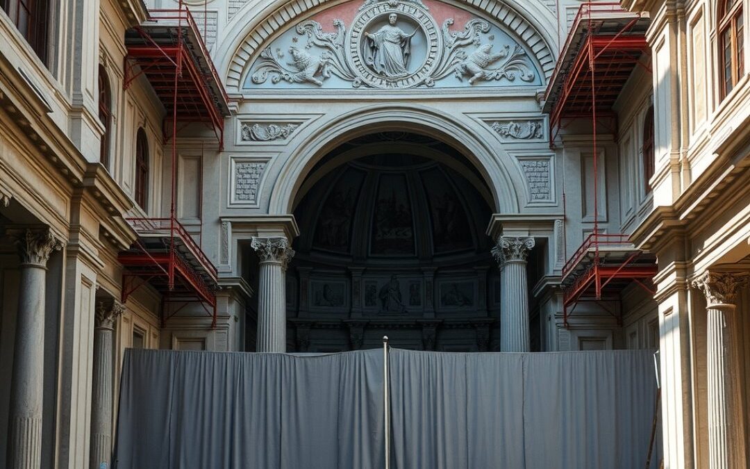 The Gregorian Chapel Construction in St. Peter’s Basilica (c. 1578-1585)